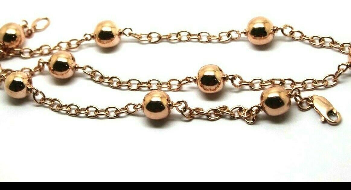 Kaedesigns 9ct 375 Solid Yellow, Rose or White Gold Ball chain 55cm Kerb Curb link Necklace Chain