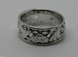 Kaedesigns Size M Solid Sterling Silver / 925 Filigree Ring
