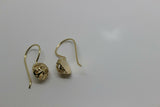 Kaedesigns New 9ct Yellow, Rose or White Gold 10mm Half Ball Hook Filigree Earrings