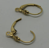 Kaedesigns New Genuine 9ct 9k Yellow, Rose or White Gold 15mm Fancy Continental Hooks