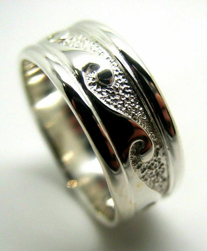 Kaedesigns New Solid Genuine Sterling Silver 925 Surf Wave Ring In Your Size