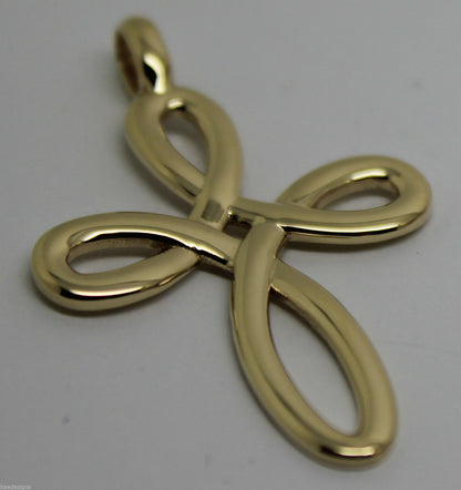 Kaedesigns, Large 9ct Yellow Or Rose Or White Gold Fancy Celtic Cross Pendant 402