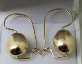 Kaedesigns New Genuine 9ct 9k Yellow, Rose Or White Gold Oval Hook Earrings