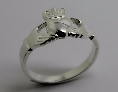 SIze N Genuine Sterling Silver Irish Claddagh Ring