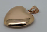 Kaedesigns, Huge Genuine 9ct 9kt Extra Large Bubble Yellow, Rose or White Gold Heart Pendant