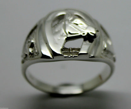 Size W  Kaedesigns, New Genuine Sterling Silver Large Horse Shoe Ring 390