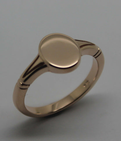 Size P Kaedesigns New Genuine Solid New 9ct 9K Yellow, Rose or White Gold Oval Signet Ring