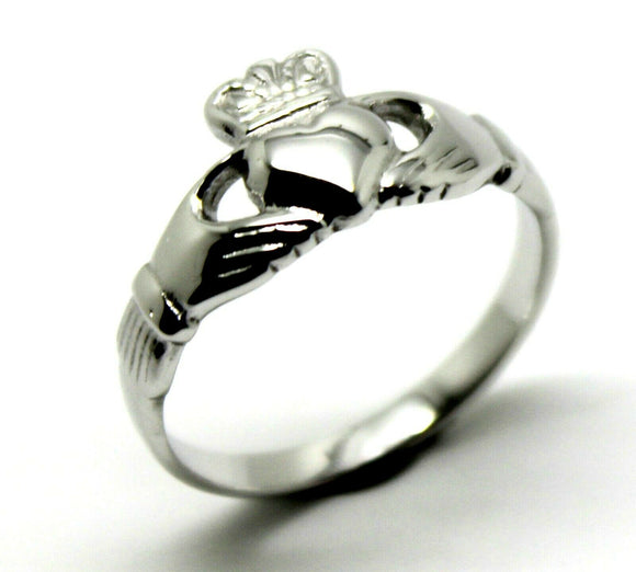 Size M  Sterling Silver 925 Irish Claddagh Ring