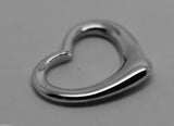 Genuine 9ct Yellow or Rose or White Gold Small Heart Charm / Pendant