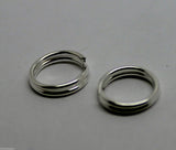 Kaedesigns 925 Sterling Silver Split Ring Many Sizes 5pcs Or 10pcs