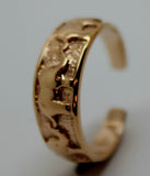 Kaedesigns Genuine 9ct 9kt Solid Yellow, Rose or White Gold Lucky Elephant Toe Ring