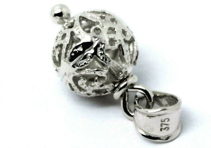 Kaedesigns New Genuine 9ct 9K Yellow, Rose or White Gold 10mm Filigree Ball Pendant