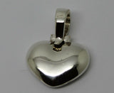 Kaedesigns Heavy Solid Sterling Silver 925 Heart Pendant With Enhancer