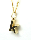 Kaedesigns, Genuine 9ct 9k Genuine Solid Yellow, Rose or White Gold Initial Pendant k