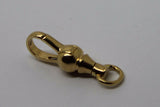 Genuine 18ct, 9ct Yellow or Rose Gold Ball Swivel Clasp 19mm, 22mm or 24mm