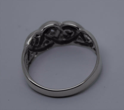 Kaedesigns Genuine New Full Solid Sterling Silver Celtic Knot Woven Ring