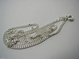 Sterling Silver Diamond Cut Curb Chain 4.04 grams 50cm *Free Post