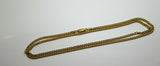 Genuine 9ct Yellow Gold Kerb Curb Chain Necklace 55cm