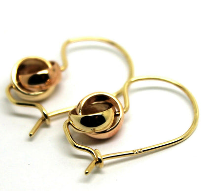 Kaedesigns New 9ct 8mm Yellow & Rose Gold Belcher Spinning Earrings