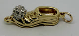 Kaedesigns Genuine Heavy 9Ct New Yellow & White Gold Solid Shoe Boot Pendant