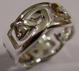 Kaedesigns New Genuine Genuine Solid New Sterling Silver Large Celtic Ring