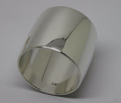 Genuine New Size P Sterling Silver Solid 20mm Extra Wide Band Ring