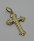 Kaedesigns, New Genuine New 375 9ct Yellow or Rose or White Gold Cross Pendant