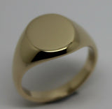 Kaedesigns Genuine Size S 9kt 9ct Yellow, Rose or White Gold Full Solid Heavy Signet Ring 318