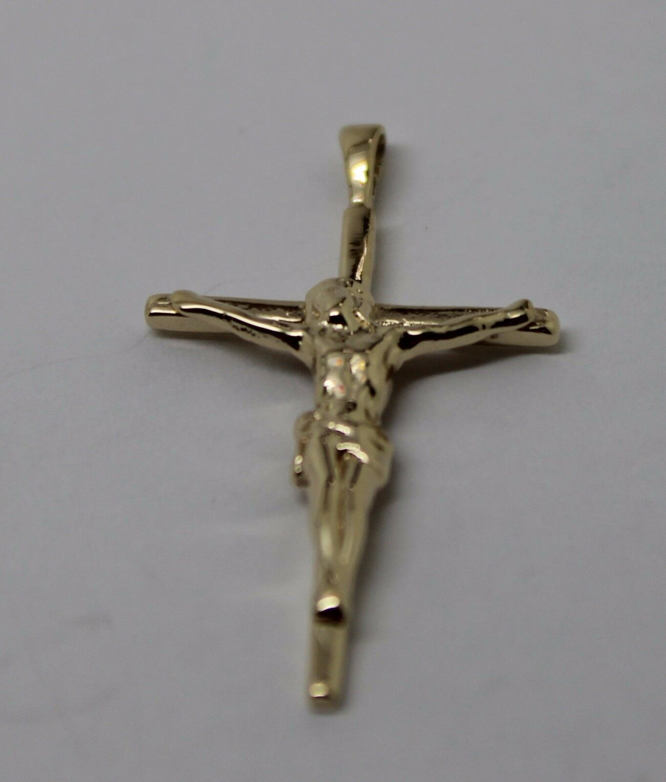 Genuine 9ct Yellow or Rose or White Gold or Sterling Silver Crucifix Cross pendant