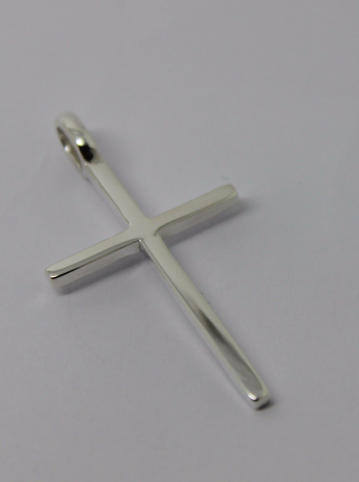 Kaedesigns, Genuine Solid New Sterling Silver Thin Medium Plain Cross Pendant