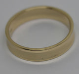 Kaedesigns New Genuine Full Solid 9ct 9k Yellow, Rose or White Gold Concave Dome Ring