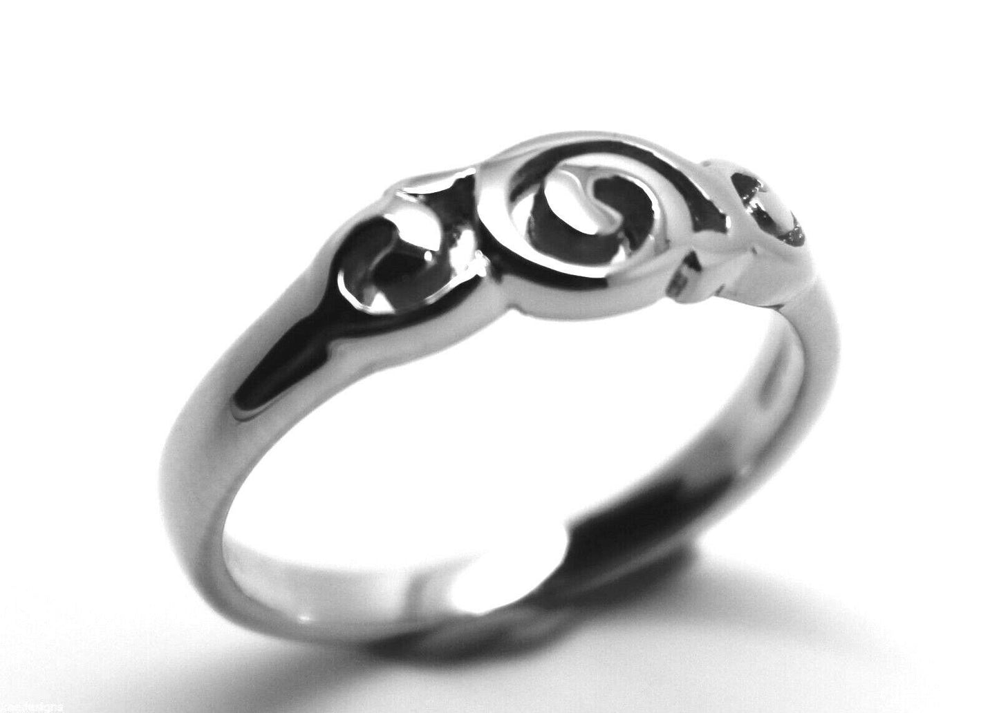 Kaedesigns New 9ct 9kt Yellow, Rose or White Gold 375 Fancy Swirl Ring