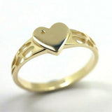 Size N Genuine 9ct Yellow Gold Birthstone Signet Ring (Choose your Birthstone)