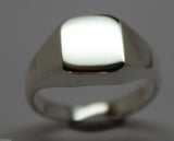 Kaedesigns, Full Genuine Solid 925 Sterling Silver Square Signet Ring 346
