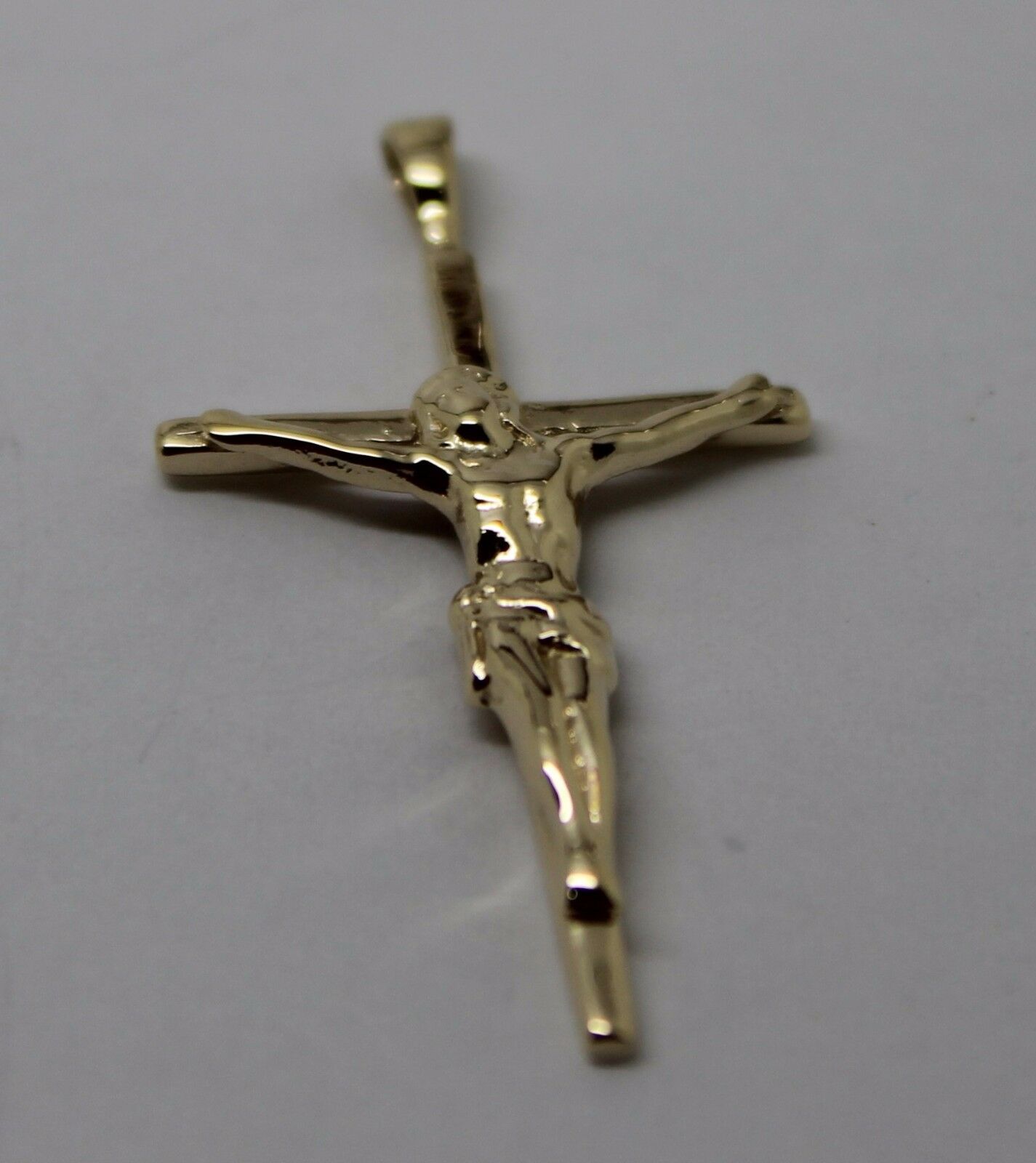 Genuine 9ct Yellow or Rose or White Gold or Sterling Silver Crucifix Cross pendant