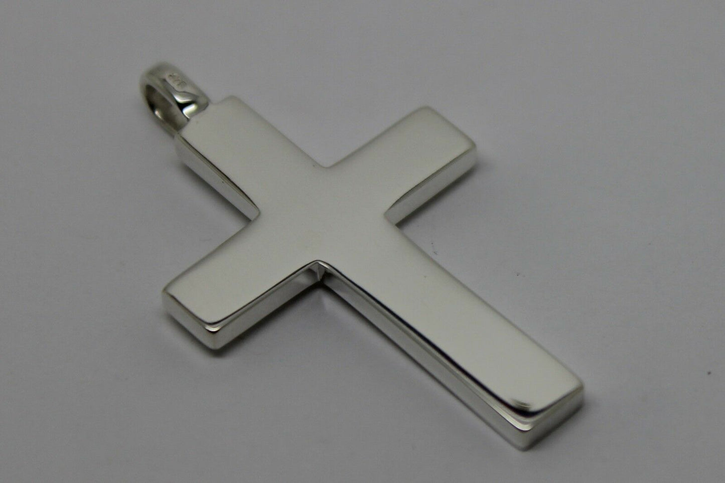 Kaedesigns Genuine Large Heavy Sterling Silver Huge Cross Pendant