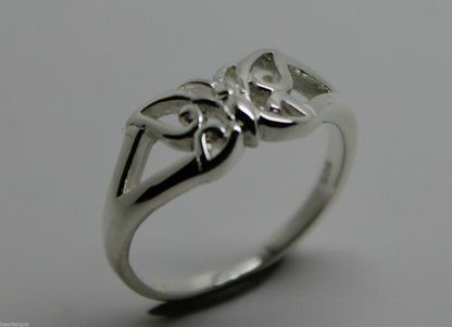 Size F, Genuine Child's Full Solid Sterling Silver 925 Butterfly Ring 217