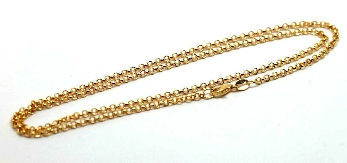 Genuine 9ct Yellow Gold Belcher Chain Necklace 50cm 5.6 grams