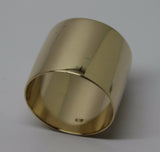 Kaedesigns New 9ct Yellow, Rose or White Gold Full Solid 16mm Wide Band Ring Size Q
