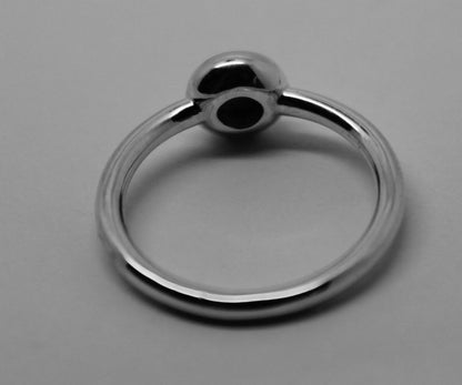 Kaedesigns, Full Solid Genuine 9ct 9kt White Gold 4mm Half Ball Ring