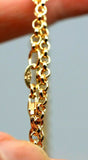 Genuine 9ct Yellow Gold Belcher Chain Necklace 50cm 5.6 grams