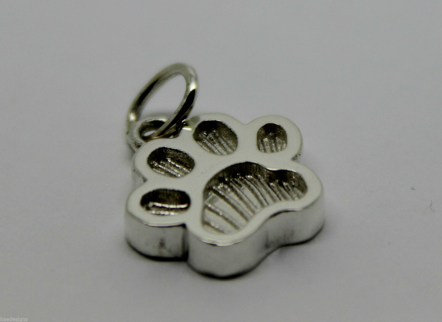 Kaedesigns Genuine 9ct Yellow or Rose or White Gold charm Dog Animal PAW Pendant