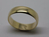 Kaedesigns Genuine Solid 9ct 9kt Yellow, Rose or White Gold Wedding Band Ring Size U 6mm Wide