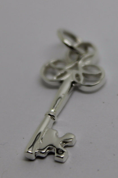 Kaedesigns Solid Genuine Sterling Silver 21st or 18th Key Pendant Charm