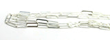 Sterling Silver Paper Clip Link Chain Necklace Pendant 75cm Long 7.7g