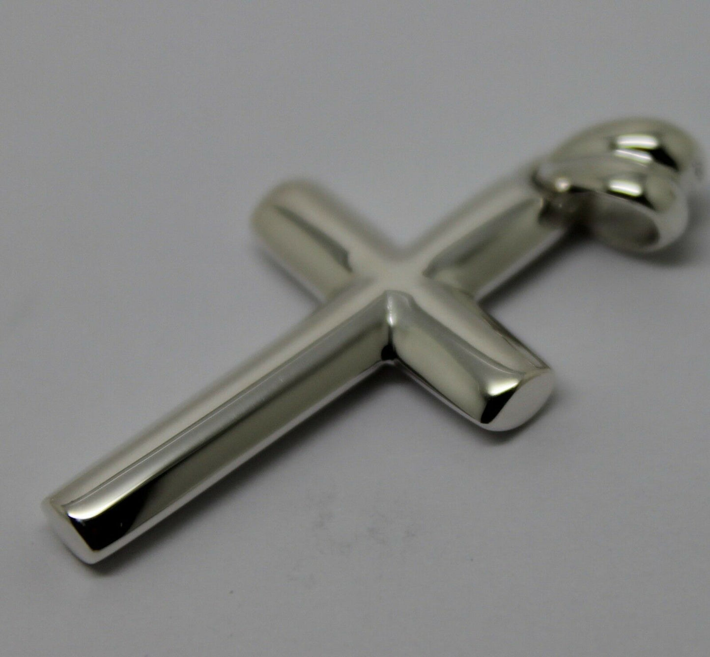 Kaedesigns, New Genuine Sterling Silver 925 Cross Plain Pendant 343