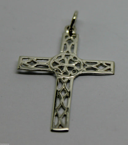 Kaedesigns Genuine Sterling Silver 925 Delicate Filigree Celtic Cross Pendant