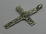 Kaedesigns Genuine Sterling Silver 925 Delicate Filigree Celtic Cross Pendant