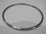 Kaedesigns New 9ct Yellow, Rose, or White gold 3mm wide Hollow GOLF bangle 70mm diameter