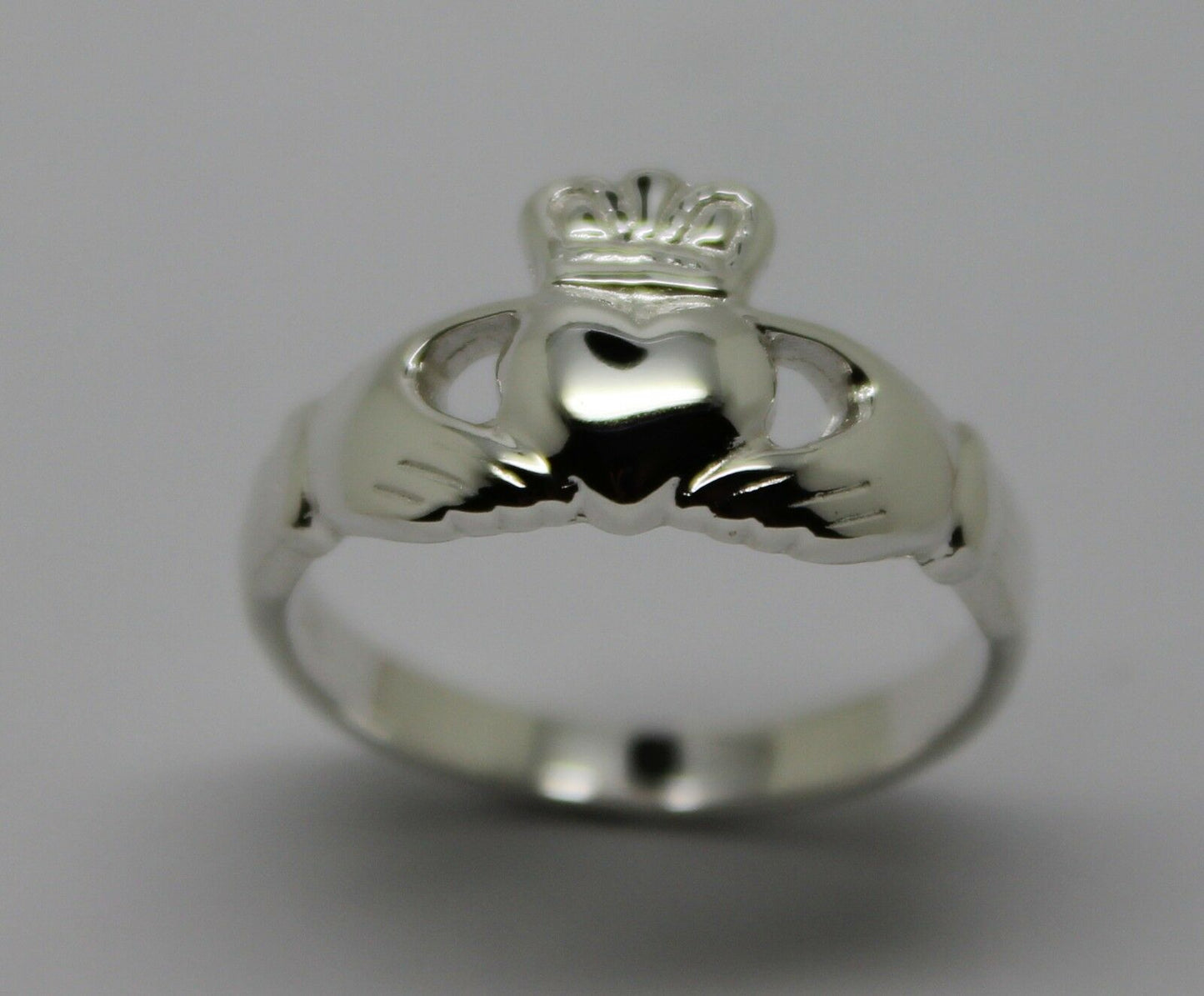 SIze N Genuine Sterling Silver Irish Claddagh Ring